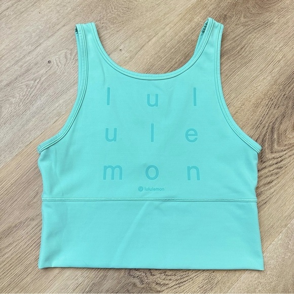 Lululemon Power Pivot Everlux Tank Top *Motif Wild Mint - Picture 2 of 10